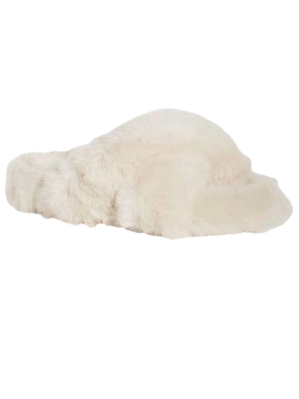 J Slides Charli Women's Faux Fur Slide Sandals